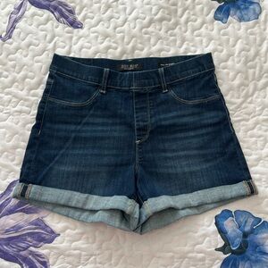 Judy Blue Women's Cuffed Denim Shorts - Indigo Size XL but fit like 12